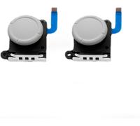 2 Joystick Capteur Analogique Bascule Pour Switch Lite Contrôleur Joy-Con Thumbstick Cap Module Bouton Blanc