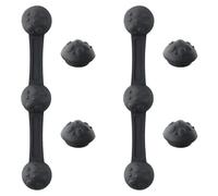 2 Juegos Hebillas de Silicona Magnéticas para Freidora de Aire, Imanes de Silicona para Papel de Horno, Clips Magnéticos Resistentes al Calor para Papel de Pergamino, Accesorios para Freidoras