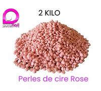 2 Kg De Perles De Cire Rose À Épiler Pelable Purenail - 2 Sachets Épilation De 1000gr Top Promo