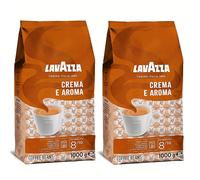 2 KG Lavazza Crema E Aroma Grains De Café Force: 8/10 Arôme Ronde Et Intense