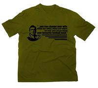 #2 King Cantona T-Shirt, L, Oliv