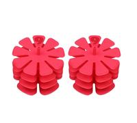 2 kits de 4 marque-parts de gâteau 5, 6, 7 et 9 parts Chevalier diffusion