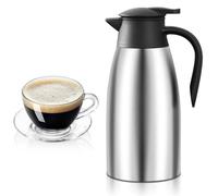2 L Carafe à Café Thermique en Acier Inoxydable, Pichet Isotherme Sous Vide pour Usage Domestique