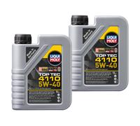 2 L LIQUI MOLY huile moteur Top Tec 4110 5W-40 pour Acea C3 Api Sn Longlife04