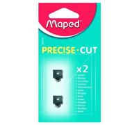 Maped Lames de rechange Precise Cut coupe droite – Blister de 2