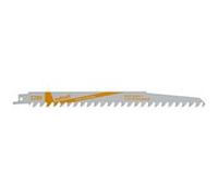 Wolfcraft Lames de scie sabre 2289000 - dentée 218 mm, sans dents 85 mm, 2 pièces, argent
