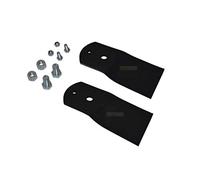 2 lames de tondeuse à gazon de 15,5 cm pour STIGA 78, 90 Combi ; Villa 320, 520, Primo / 1134-6604-01, 1134-9130-01.