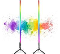 2 Lampe vidéo LED Portable, 120cm bâton Lumineux de Photographie LUXCEO Mood1, intensité Variable et mémoire, Batterie intégrée, Lampe Photo RVB pour Youtube, TikTok, Jeu en Streaming