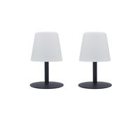 2 Lampes de table sans fil STANDY MINI Gris H25cm