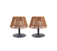 2 Lampes de table sans fil STANDY MINI RAFFY H22cm