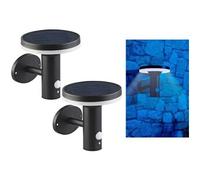 Lunartec Lampes murales solaires WL-600.solar 600 lm avec détecteurs – lot de 2