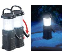 2 lanternes de camping solaires à LED avec dynamo [Semptec Urban Survival Technology]