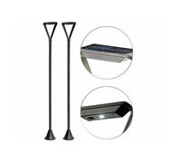 Luminea 2 lanternes de jardin solaires 50 lm SWL-50