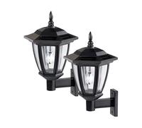 2 lanternes solaires à LED 25 Lm design rétro - Luminea