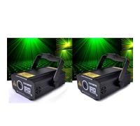 2 LASERS GHOST Rouge/Vert ultra léger effet strobe