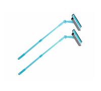 Sichler Haushaltsgeräte Lave-vitres articulés télescopiques avec éponge et raclette, lot de 2