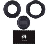 2 lens shades: tulip + rubber-1 lens cap-reduces lens reflections-protects against excessive sunlight for enhanced photos and videos.[L15]