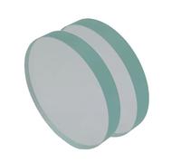 2 lentilles Plates en Verre trempé blindé Stalinite Plat de 90 mm de diamètre, résistantes aux Hautes températures(8mm)