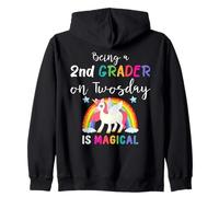2. Licorne et Je suis en deuxième année Le Deux Jours Sweat à Capuche