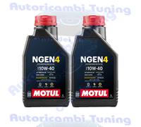 2 Litres LT Huile Motul Moteur Auto NGEN 4 NGEN4 10W40 ACEA A3 B4