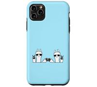 2 Llama Lunettes de Soleil Friends Peace Fun Two Fist Greeting Cool Coque pour iPhone 11 Pro Max