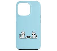2 Llama Lunettes de Soleil Friends Peace Fun Two Fist Greeting Cool Coque pour iPhone 13 Pro