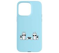 2 Llama Lunettes de Soleil Friends Peace Fun Two Fist Greeting Cool Coque pour iPhone 15 Pro Max