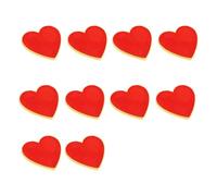 2. Lot de 10 épingles modernes en forme de cœur en métal avec attaches pour adultes et enfants au quotidien