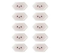 2. Lot de 10 protections invisibles pour prise de courant électrique en silicone pour bébé