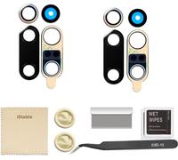 2 Lot Kit de Réparation Complet pour Objectif de Caméra Arrière Compatible avec Xiaomi Mi 9T / 9T Pro Verres Lentille
