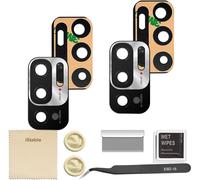 2 Lot Kit De Réparation Complet Pour Objectif De Caméra Arrière Compatible Avec Xiaomi Redmi Note 10 5g Verres Lentille