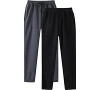 2 Lots Bas de Jogging Homme Soldes Pantalons Hommes Été Baggy Pantalon de Survêtement Taille Élastique Sport Pantalon Hommes Large Sportswear Pantalons de Travail Joggers Été Pants Pas Cher