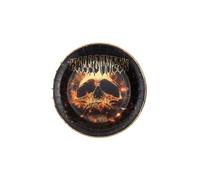 2 Lots de 10 Assiettes cartons ""SKULL"" 22.5cm REF/8160 Thème Halloween crâne/tête de mort