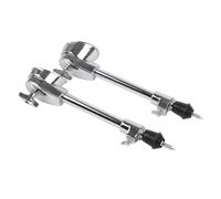 2 lots de pied de antidérapant pour grosse caisse, argent réglable, robuste, stabilisateur de pied de batterie, supports de jambe de percussion professionnels