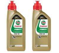 Castrol Huile moteur Power 1 Trizone 10W-30 Semi-synthétique Moto Honda 1 L