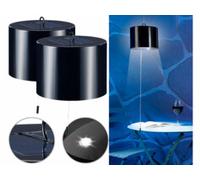 2 luminaires extérieurs LED à batterie solaire Lunartec