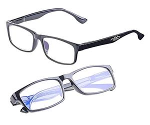 2 lunettes de protection anti-lumière bleue +3,5 dioptries avec protection UV400 [Infactory]