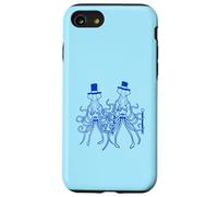 2 Lunettes Monocle Monocle Pieuvre Deux Riches tentacules Amis Coque pour iPhone SE (2020) / 7/8