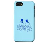 2 Lunettes Monocle Monocle Pieuvre Deux Riches tentacules Amis Coque pour iPhone SE (2020) / 7/8