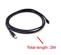 2 M Câble Usb B Vers Usb C Pour Imprimante, Clavier Midi Et Contrôleur Dj Traktor, Scanner, Microphone Et Piano Numérique, Vers Téléphone, Tablette, Ordinateur Portable Ou De Bureau.