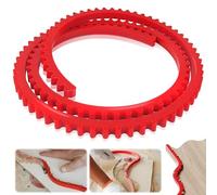 2 m de règle courbe pour fraiser des profilés, gabarit de courbe, gabarit de fraisage à chaîne dentée, gabarit de courbe flexible, idéal pour toupies et travaux de bois polyvalents