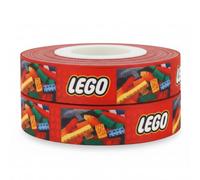 2 m X 22 mm Ruban décoratif Lego pour gâteaux d'anniversaire emballages cadeaux ruban Cheveux nœuds Cartes Craft Lacets