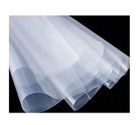 2 m X 6 m Grande Bâche en Polyéthylène en Plastique, 1,1 kg Feuille en Plastique Transparent Renforcée Imperméable, Feuilles de Couverture en Polyéthylène pour Serre de Jardin, pour Isolation de