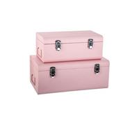 Atmosphera - Set de 2 cantines Enfant - Rose - métal