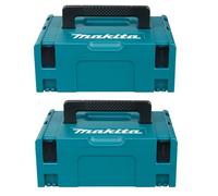 Makita Coffrets à outils en plastique MAKPAC 2 - 2 pièces - sans insert