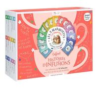 2 Marmottes - Herbal Tea Stories Box 75 Sachets - 15 Herbal teas - Plant lovers, infusions Stories o COFFRET CADEAU BIEN-ETRE A TEL