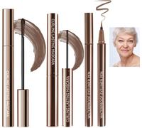 2 Mascaras & 1 Eyeliner Pour Les Femmes De Plus De 60 Ans Avec Des Cils Plus Minces, Mascara Longue Durée Allongeant Et Volumineux,Eyeliner Pen Imperméable Pour Cadeaux De Noël Et De Thanksg[X261]