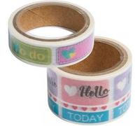 2 masking tape 5 m - Life planner - Rayher Multicolore G