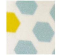 2 masking tapes avec motifs bleus et jaunes 10 m x 15 mm - Graine Créative
