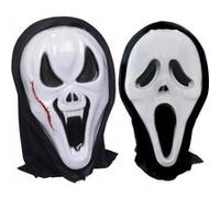 2 Masques Scream avec Capuche - Masque Halloween Multicolore G